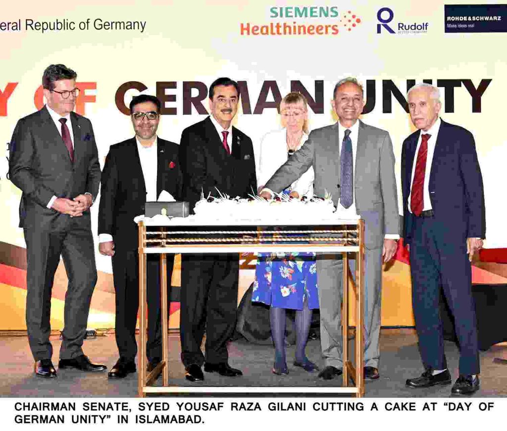 Cake cutting ceremony Pakistan Germany relations