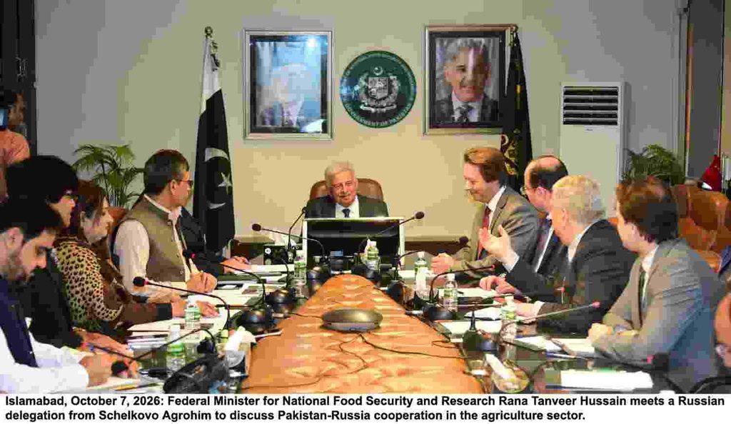 Pakistan Food Ministry Islamabad Enters Agritech and Seed Talks with Russian Agrochemical Firm