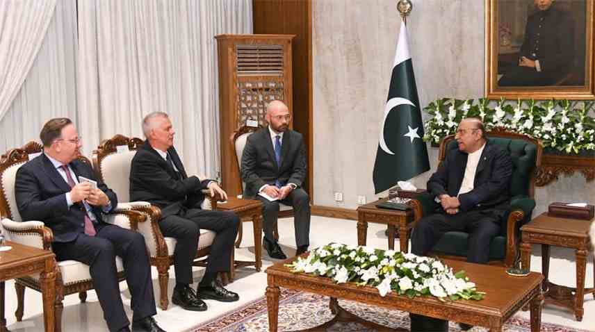 President Zardari Polish minister