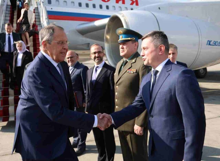 Russian Foreign Minister Sergey Lavrov Arrives in Tehran for Official Working Visit